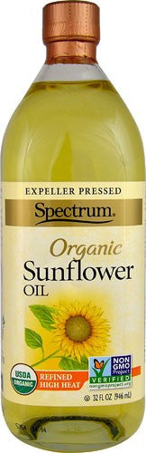 Spectrum Naturals Refined Sunflower Oil (12x32 Oz)