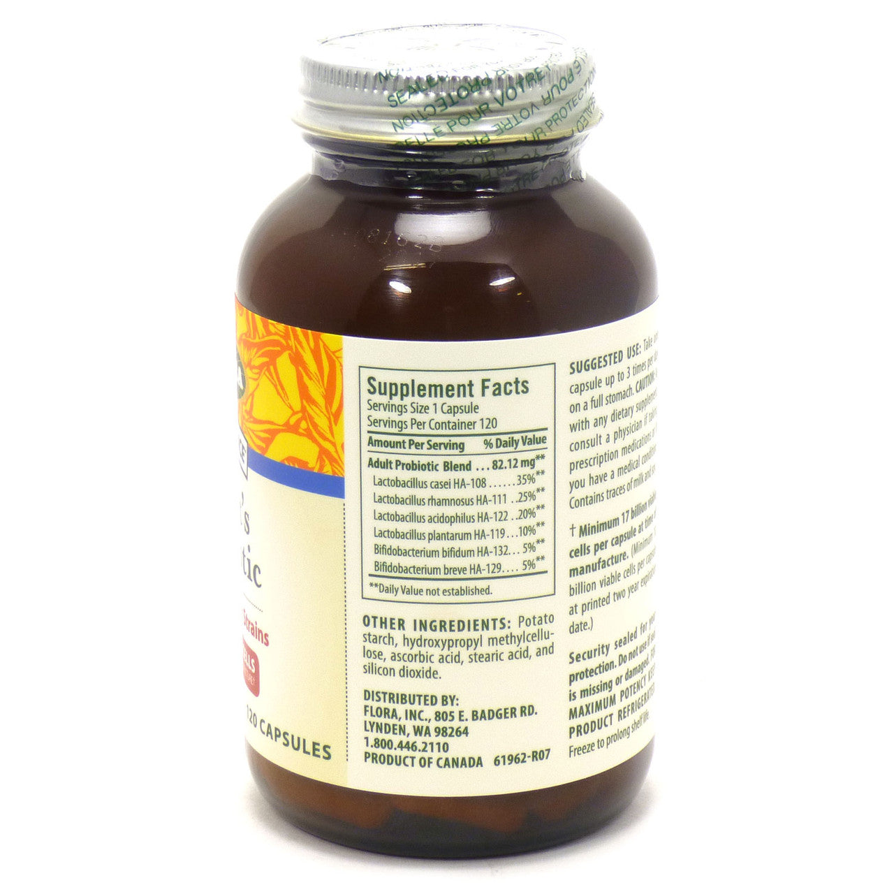 FLORA PROBIOTIC ADULTS ( 1 X 120 CAP  )