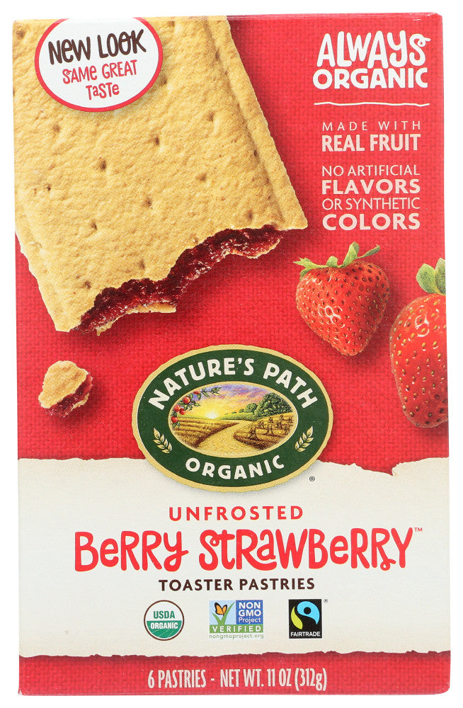 Nature's Path Un-Frosted Strawberry Toaster Pastry (12x11 Oz)