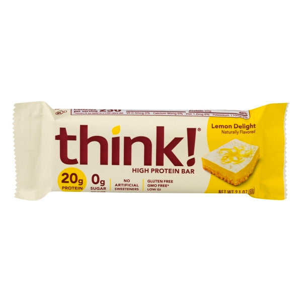 ThinkThin High Protein Lemon Delight Bar (10x2.1 OZ)