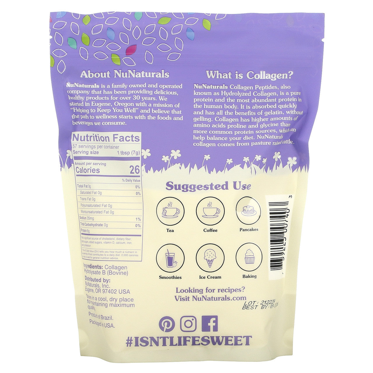 NUNATRL COLLGN PEPTIDES ( 1 X 14 OZ   )