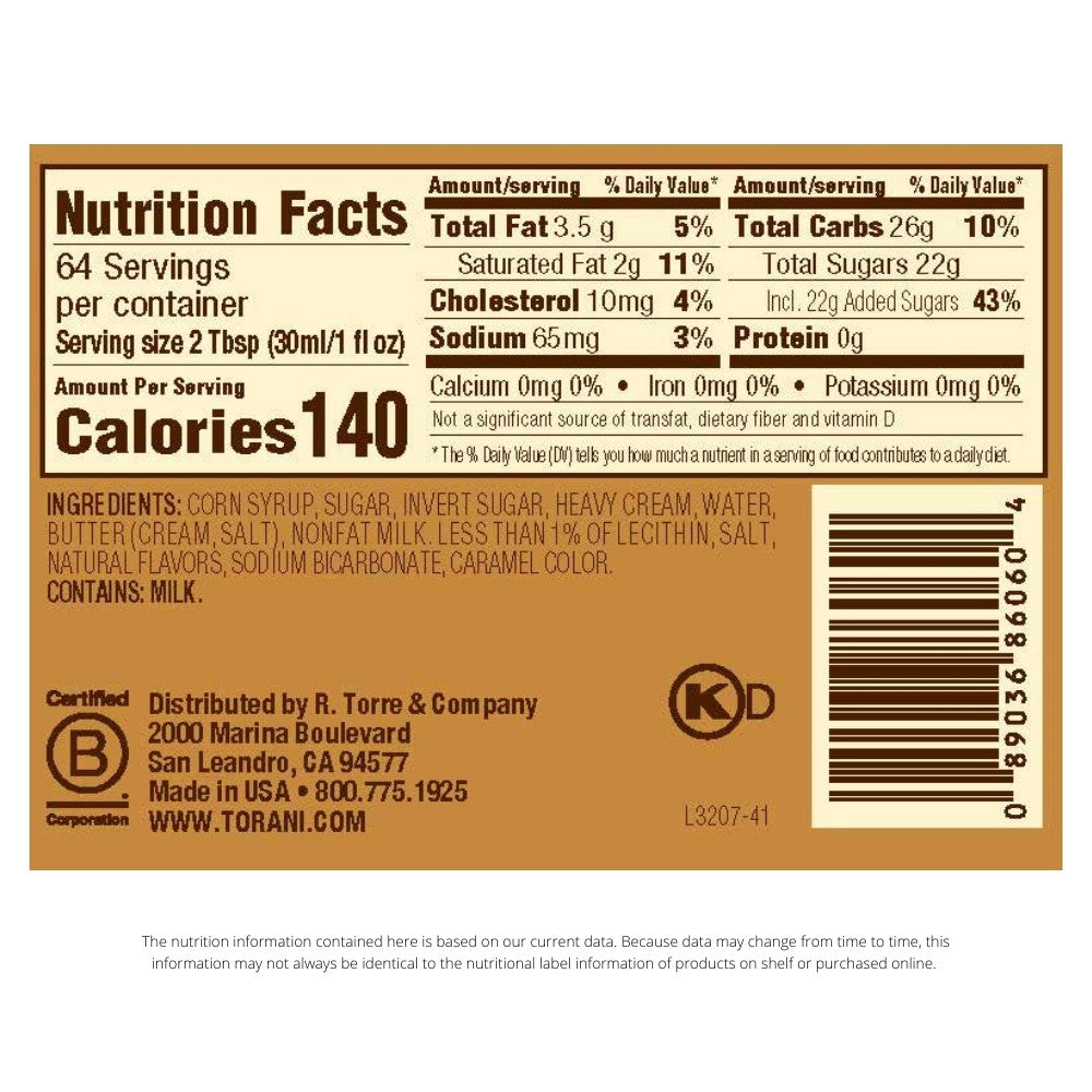 TORANI SCE PUREMADE CRML ( 4 X 16.5 OZ   )-3