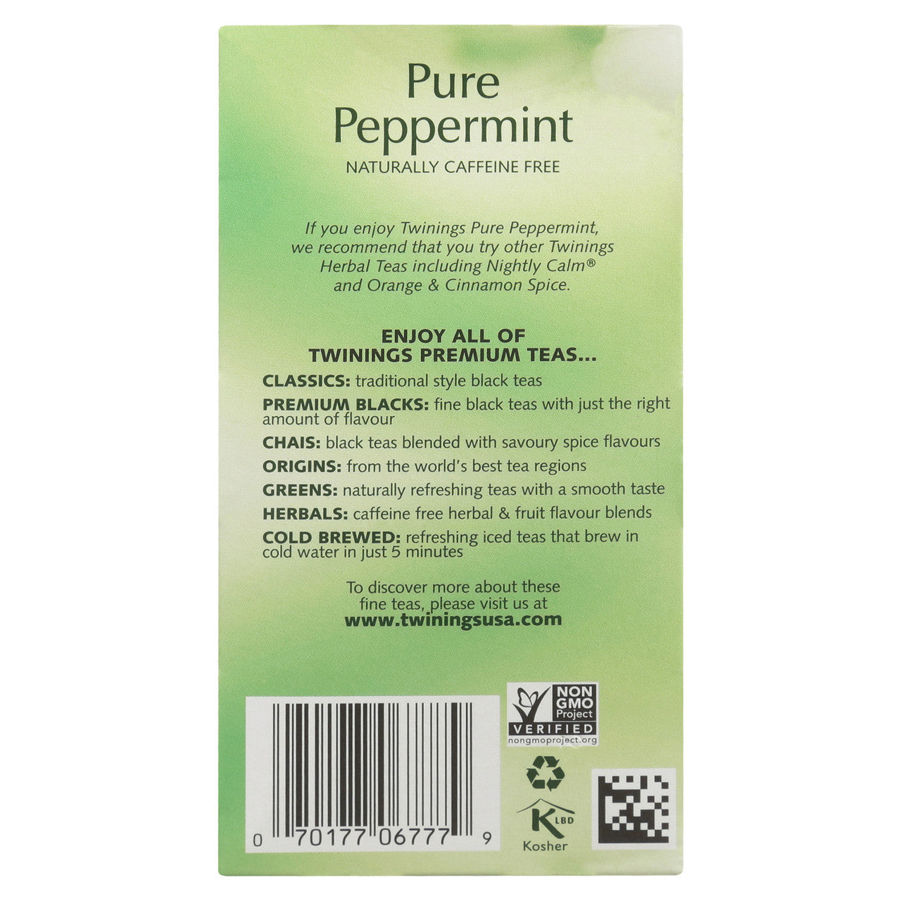 Twinings Pure Peppermint Tea (6x20 Bag)