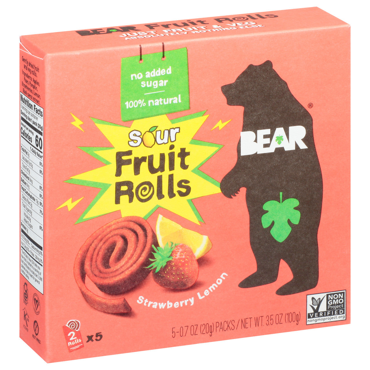 BEAR RL FRT YOYO STRW AP ( 6 X 3.5 OZ   )