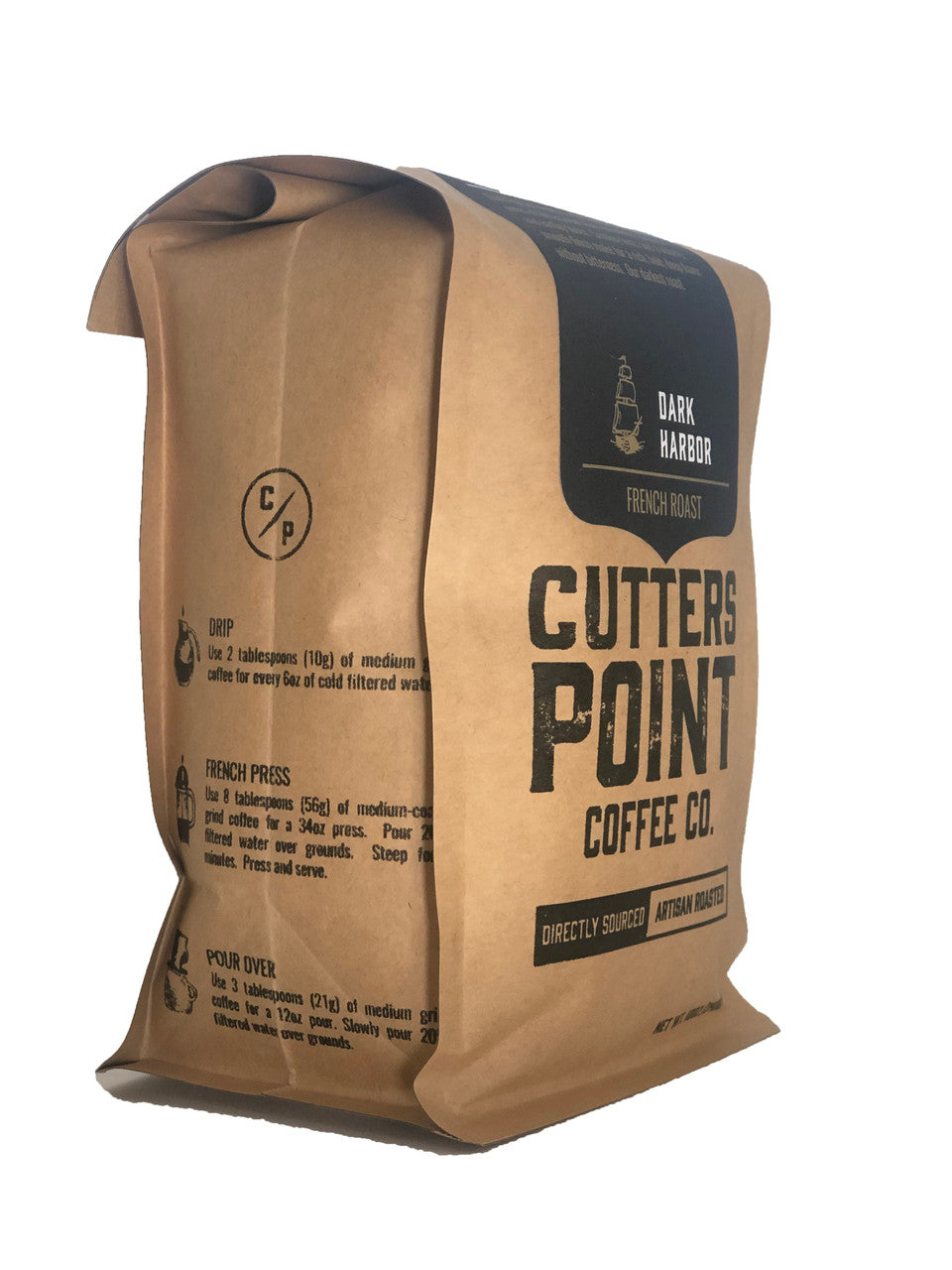 CUTTER DK HRBR GRND COFF ( 6 X 12 OZ   )