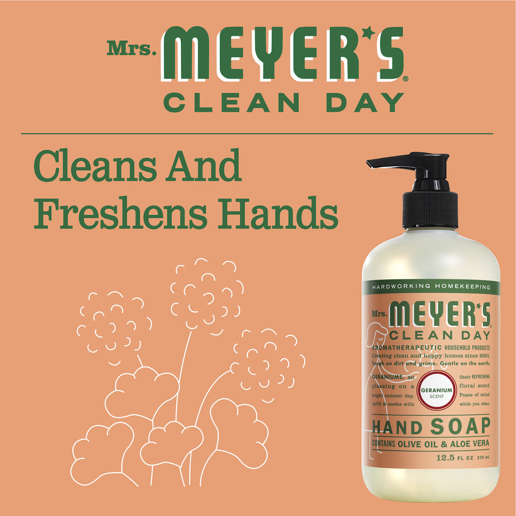 Meyers Geranium Liquid Hand Soap (6x12.5 Oz)