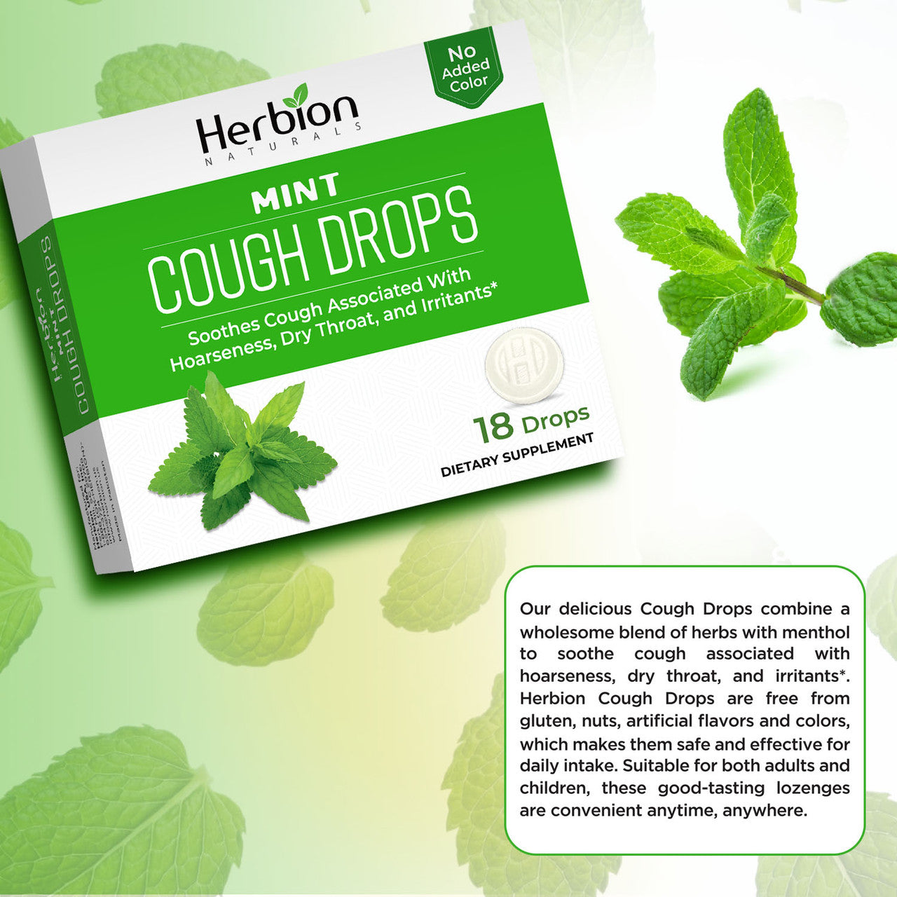 H.N COUGH DROPS MINT ( 1 X 18 CT   )