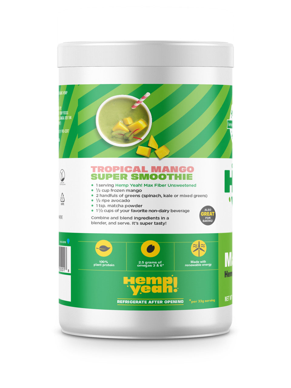 Manitoba Harvest Hemp Protein Powder Wheat Free (1x16 Oz)