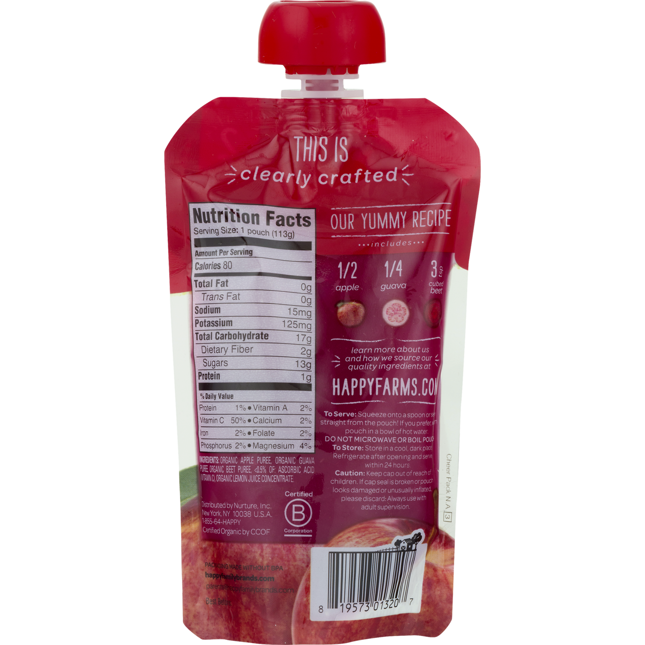 OG2 H B CC APL GUAV BEET ( 16 X 4 OZ   )