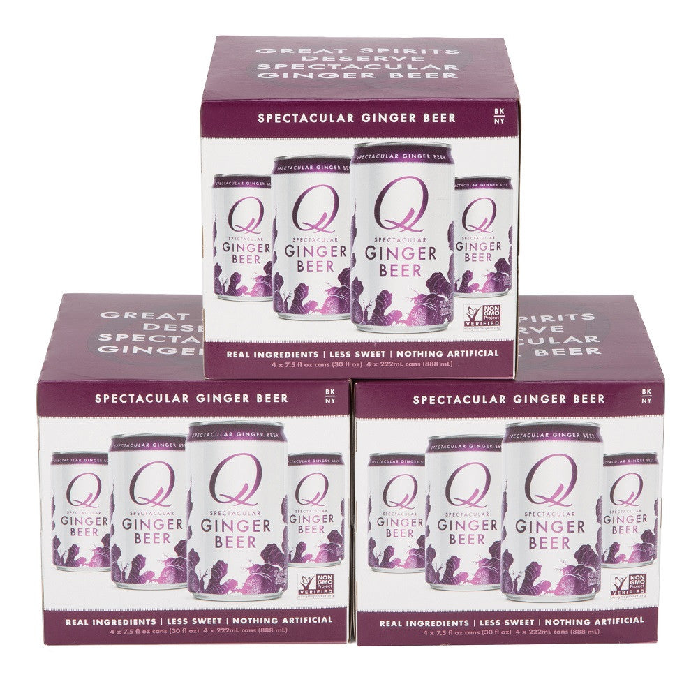 QDR GNGR BEER 4PK CAN ( 6 X 4 PACK )