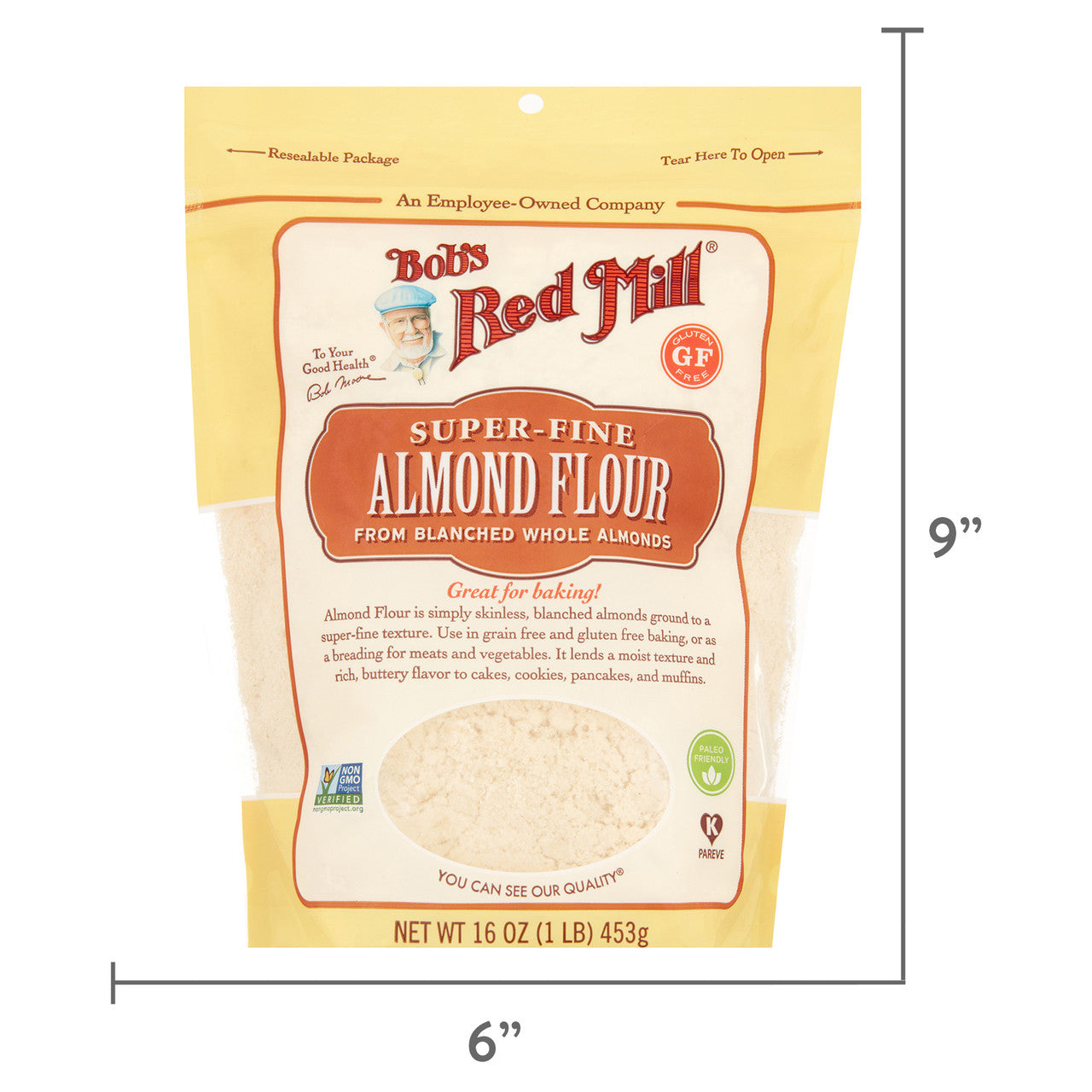 BOBS ALMND BLNCHD FLOUR  ( 4 X 16 OZ   )