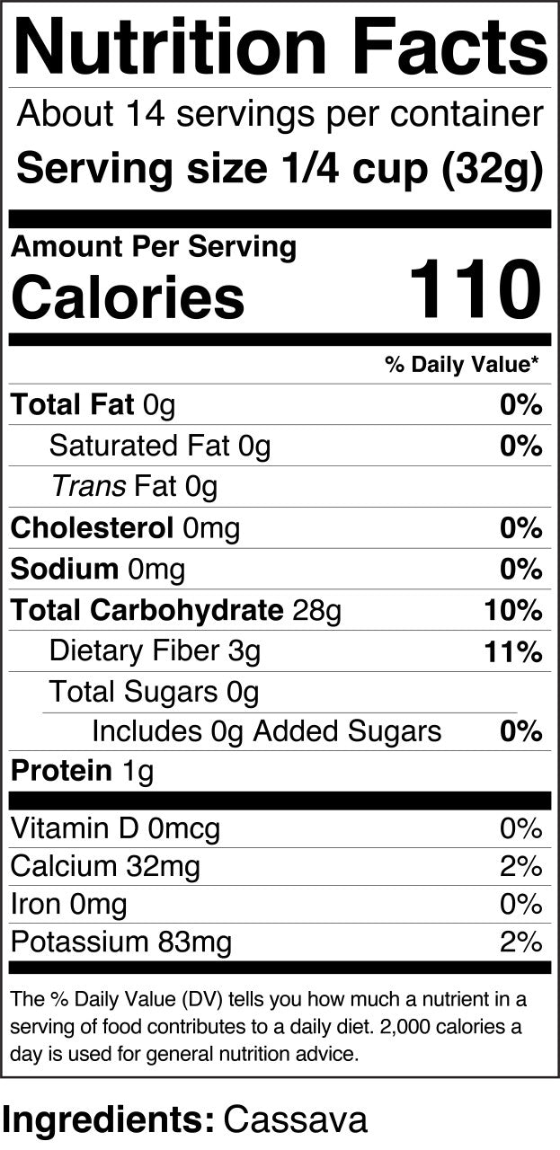 OTTOS CASSAVA FLOUR ( 4 X 1 LB   )-1